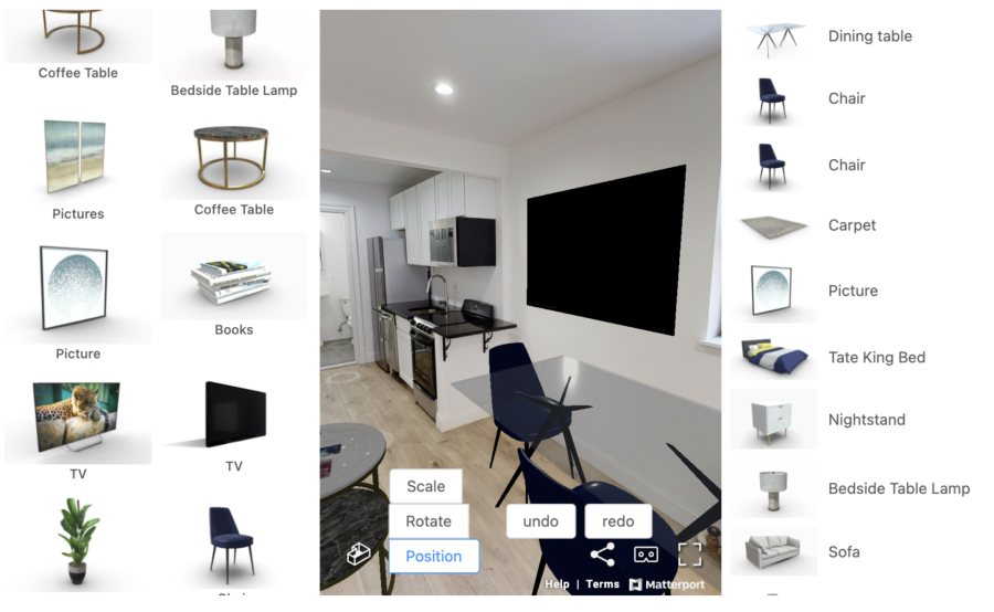 interactive virtual staging